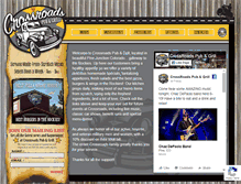 Tablet Screenshot of crossroadspubgrill.com